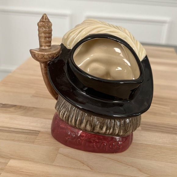 Royal Doulton Porthos Three Musketeers Toby Mug 4 Inch D6453 Rare Vintage - Picture 3 of 7